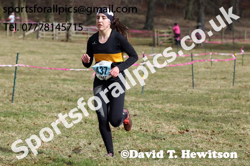 Girls under-15s Start Fitness NEHL, Alnwick. Photo: David T. Hewitson/Sports for All Pics